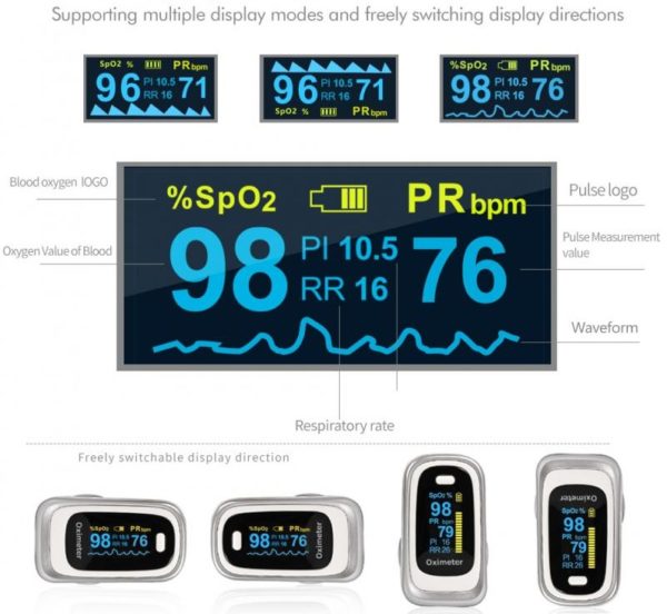PulsOximeter med (PI)(RR) - Bild 3