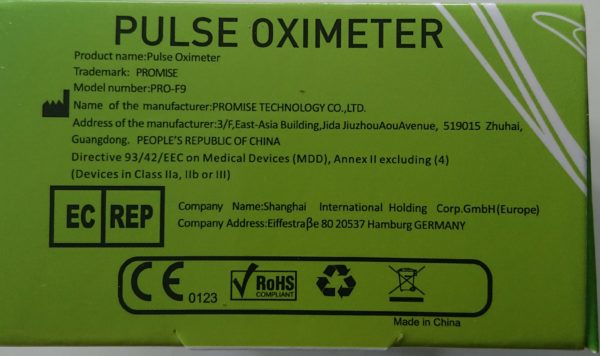 PulsOximeter med (PI) - Bild 3